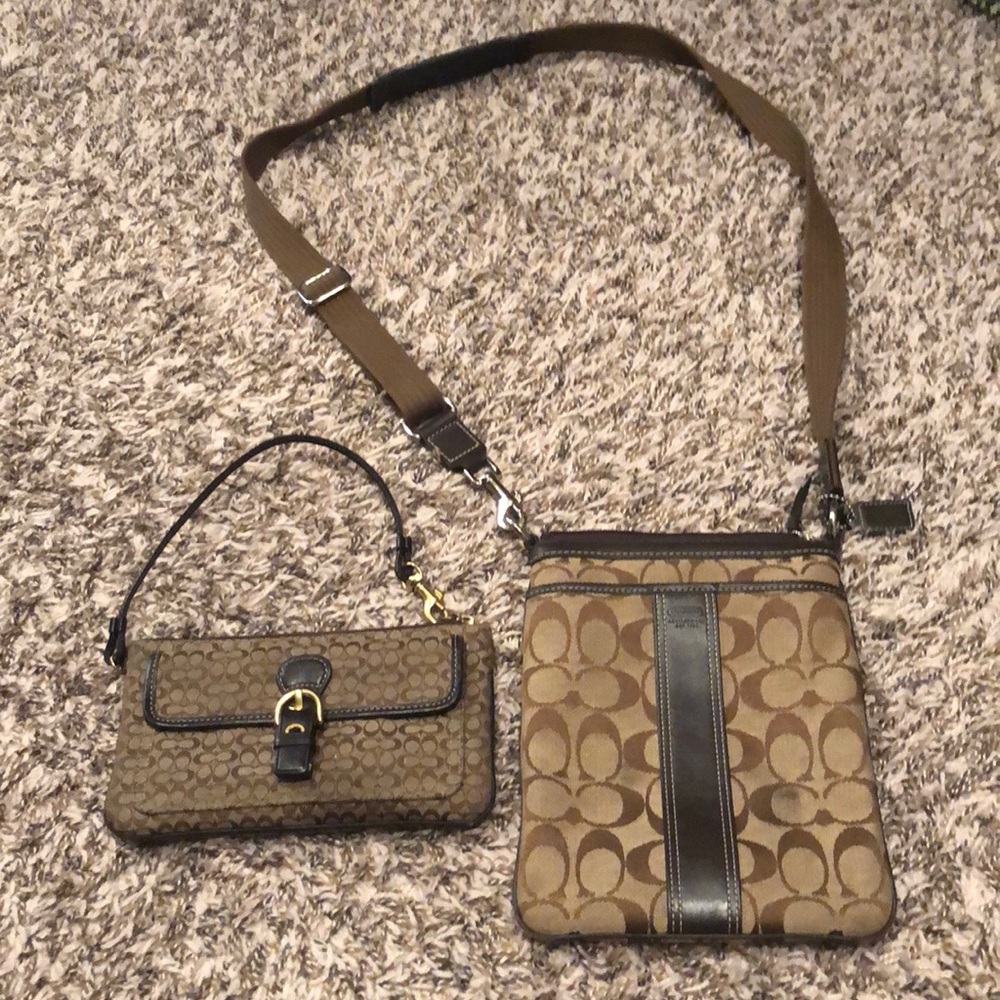 Coach wristlet AND crossbody
